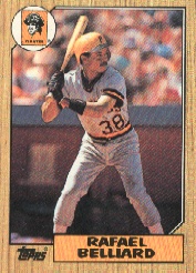 1987 Topps Baseball Cards      541     Rafael Belliard RC